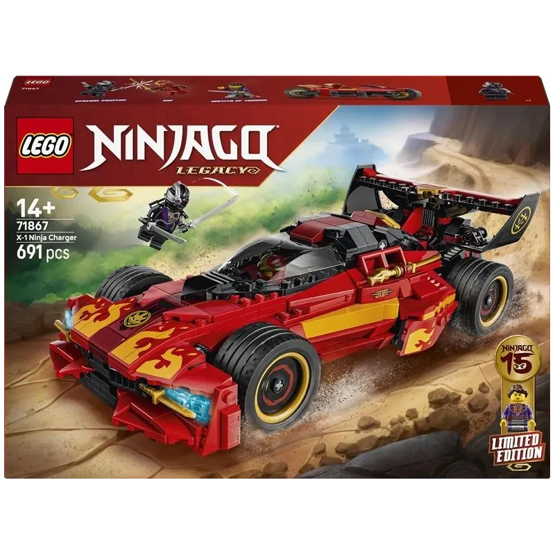 Konstr automobilx-1 ninja charger 71867
