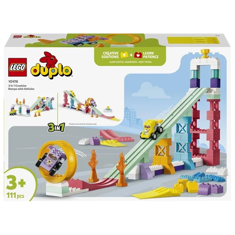 Konstr 3in1 creat ramp with vehicl 10478