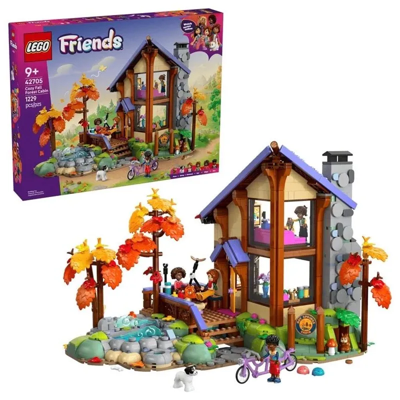 Constructor cozy fall forest cabin 42705