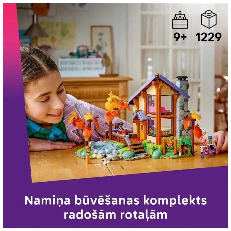 Constructor cozy fall forest cabin 42705