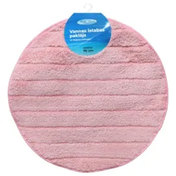Vannas istabas paklājiņš D70cm Rino, rozā