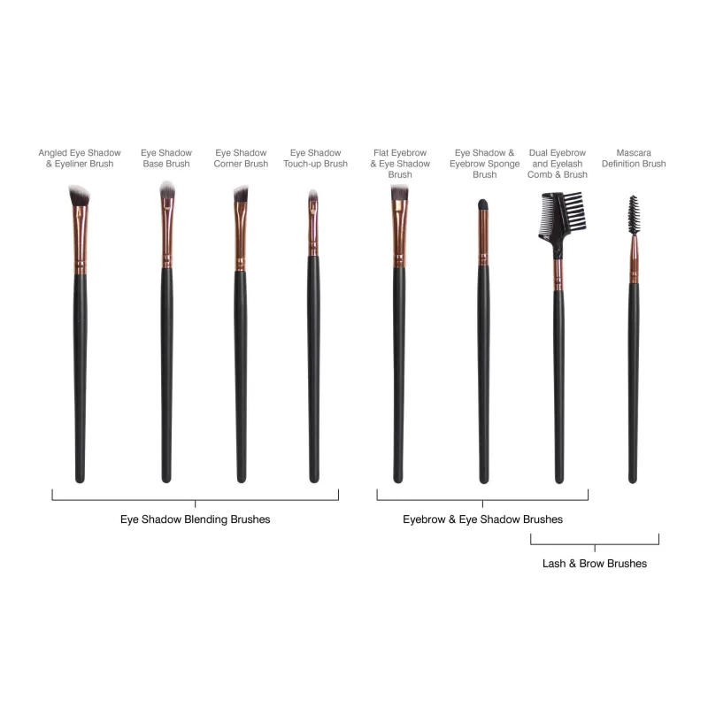 Rio Professional Cosmetic Brush Collection