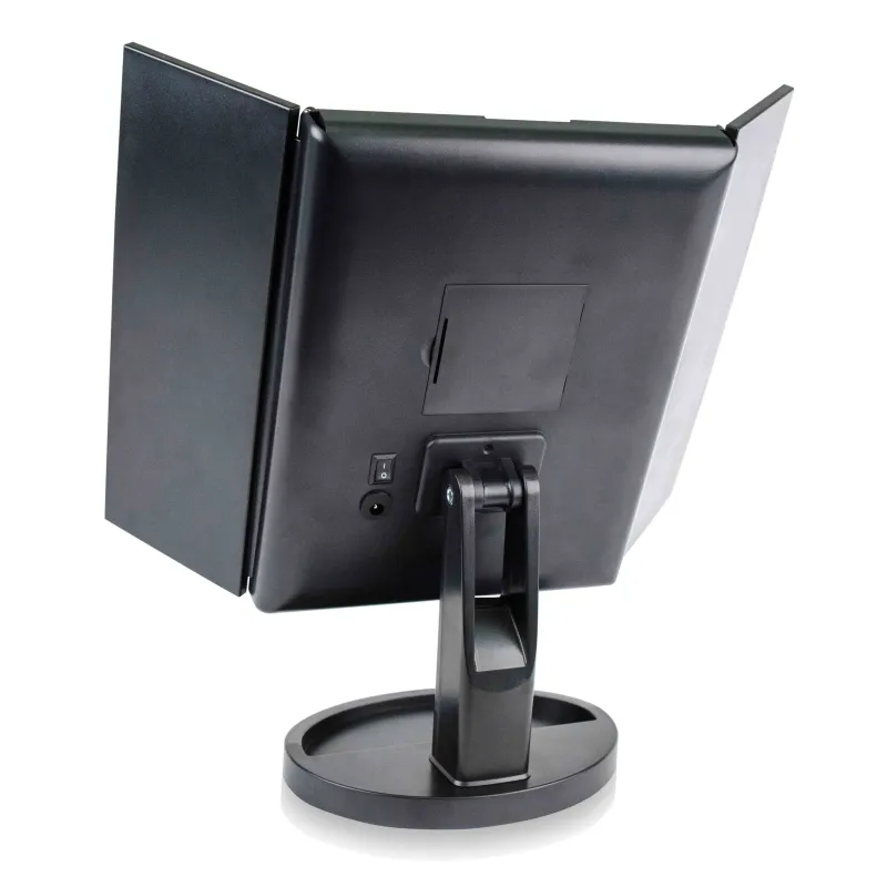 Rio 24 LED Touch Dimmable Makeup Mirror, Black
