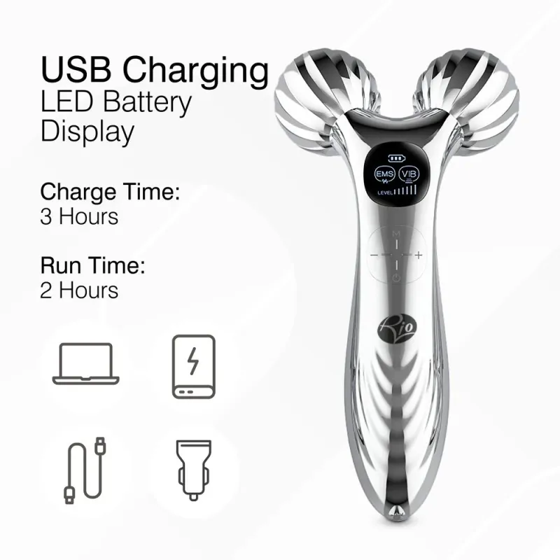 Rio 3D Face & Body Roller Massager