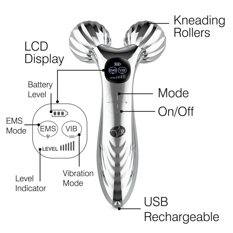 Rio 3D Face & Body Roller Massager