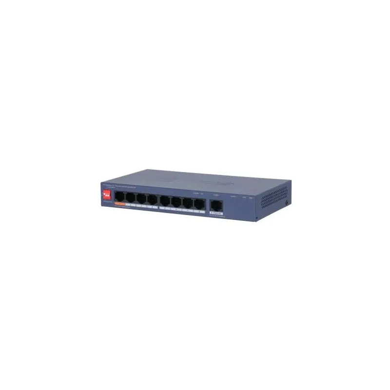 Switch-DAHUA-CS4009-8ET1GT-60-Switch type Managed-Switch layer L2-9xRJ-45 ports-RJ-45 Ports Type Gigabit Ethernet