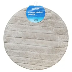 Vannas istabas paklājiņš D70cm Rino, haki