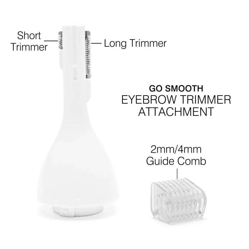 Rio Go Smooth 4-In-1 Lady Shaver & Bikini Trimmer, White