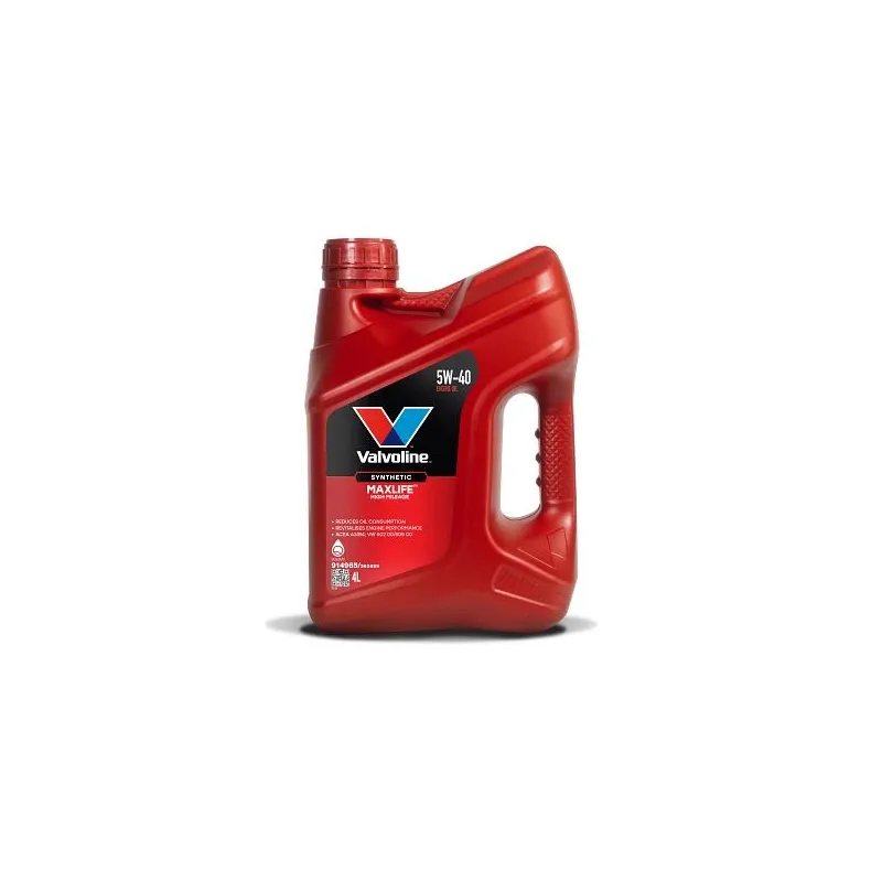 Motoreļļa Maxlife 5W40 4L, Valvoline
