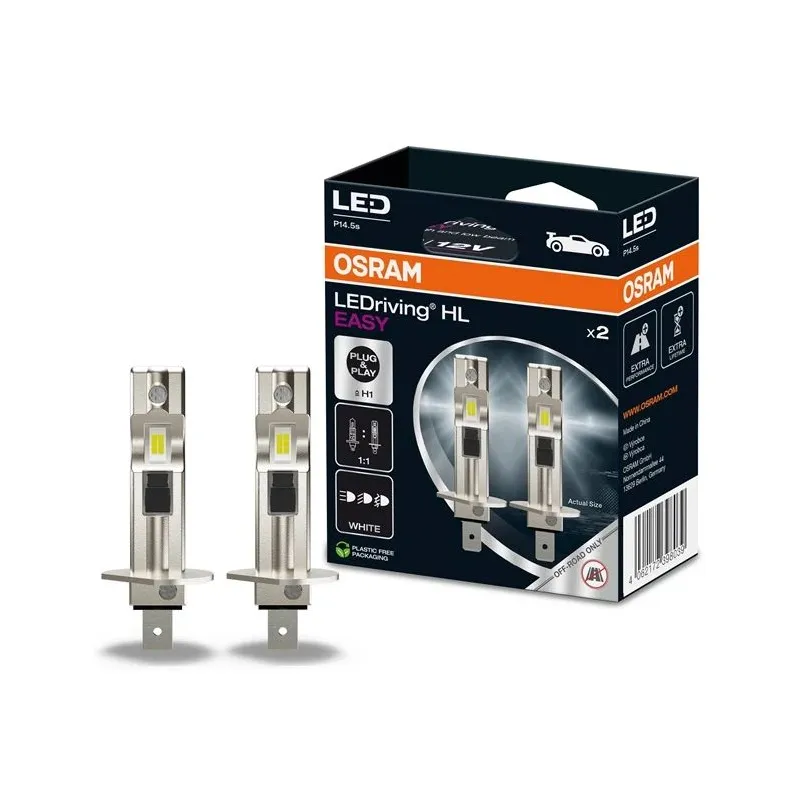 Auto spuldze Osram 64150DWESY-2HB. LED. balta. 12 V