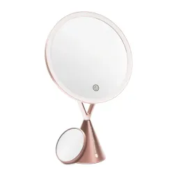 Rio Illuminated HD Make Up Mirror Rose Gold