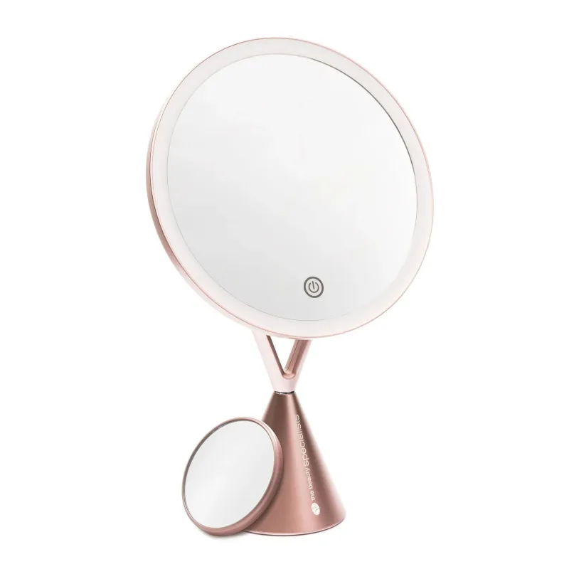 Rio Illuminated HD Make Up Mirror Rose Gold