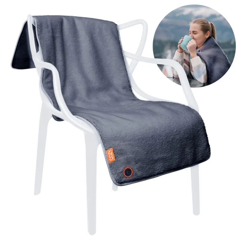Bodi-Tek COZY Heated Throw, Grey