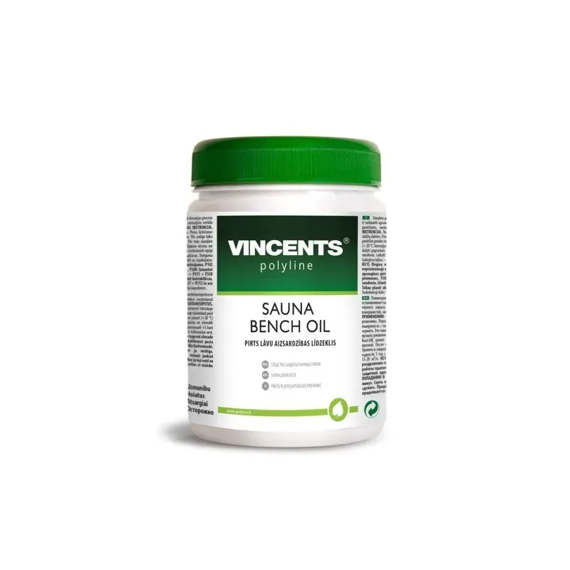 Vincents Polyline Sauna Bench Oil Pirts lāvu apstrādei 0,25L