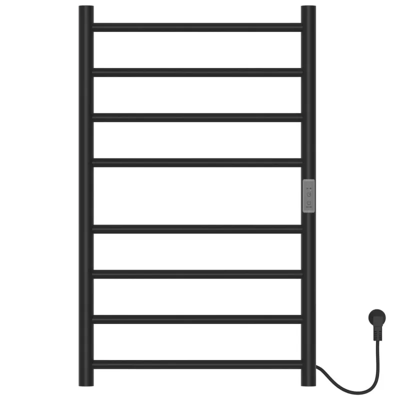 Dvieļu žāvētājs elektr. 500x800mm, P8, 160W, IPX4, melns