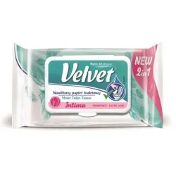 Popier tualet velvet drėgnas intima 48vn