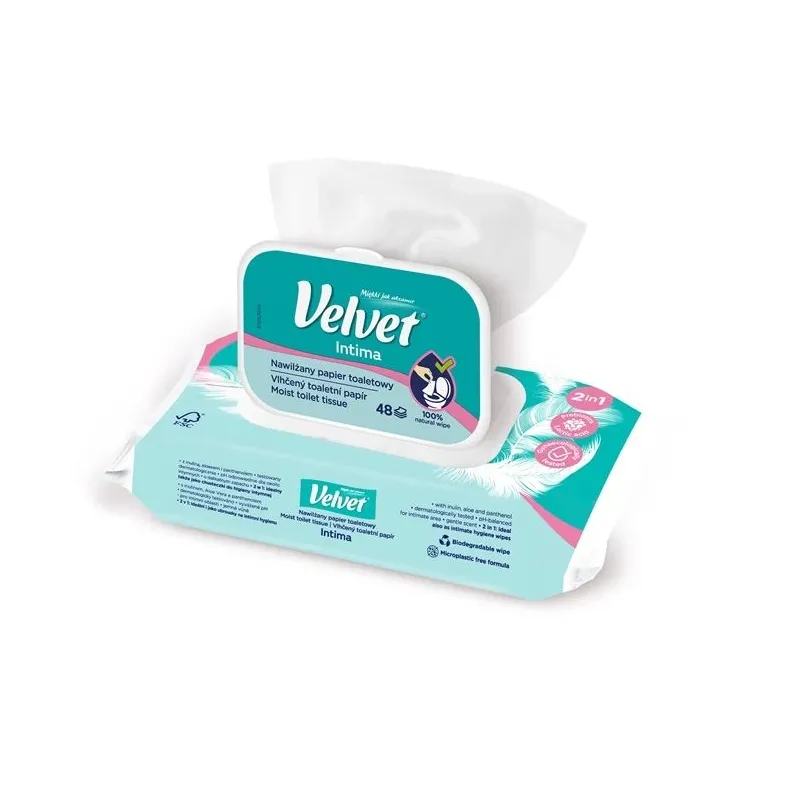 Tualetes papīrs velvet intima 48gab