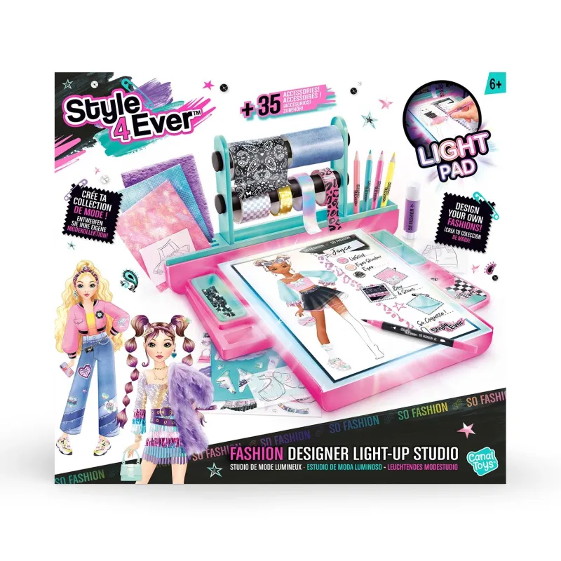 STYLE 4 EVER Radošs komplekts Fashion Designer Light-up Studio