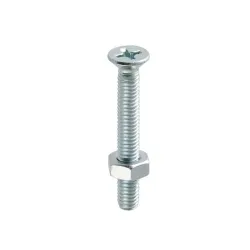 Machine screw m 4x10 zinc din963-16pcs
