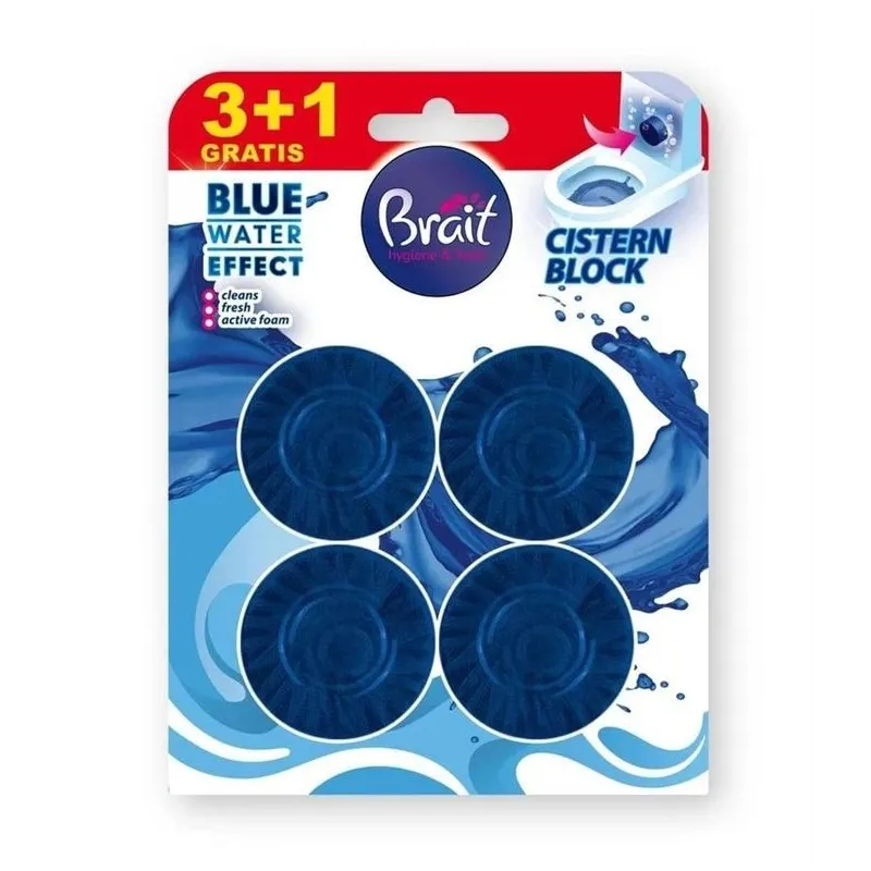Wc tīrīšanas līdzeklis dram brait zils 4x50 g