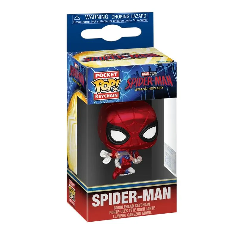 FUNKO POP! atslēgu piekariņš: Spider-Man ,Brand New Day,