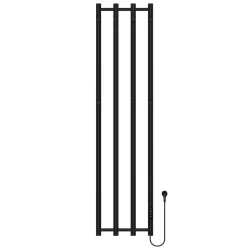 Dvieļu žāvētājs elektr. P4, 346x1405mm, 250W, IPX4, melns