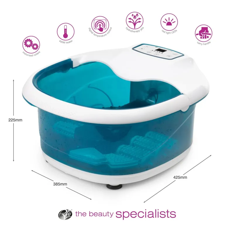Rio FTBH8-EU-1.2 Motorised Roller Foot Bathspa and Massage