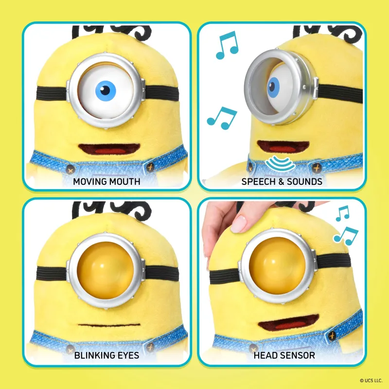 REAL FX MINIONS Palm Puppetronic interaktīvā rotaļlieta - James