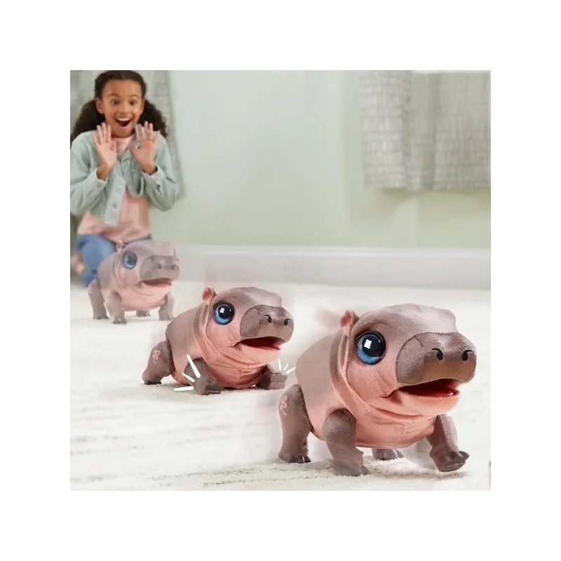 FURREAL Interaktīvā plīša rotaļlieta Sally the Silly Hippo