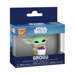 FUNKO POP! atslēgu piekariņš: Mandalorian & Grogu - Grogu with Snack