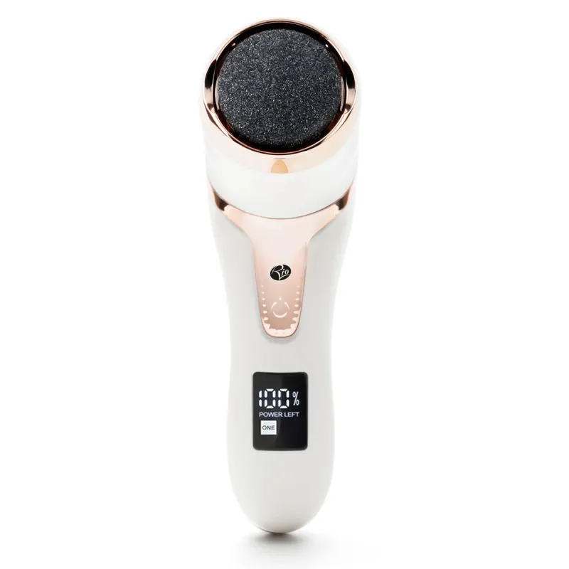 Rio PEDI5-EU-1.1 Go Smooth Electric Foot File With Vacuum Action, White