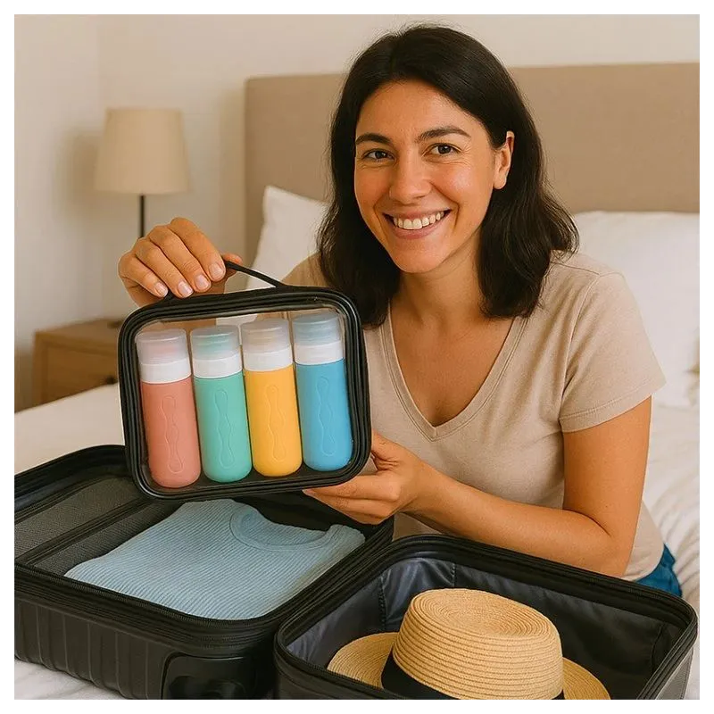 Beper C302AAC010 Silicone Travel Bottle Set