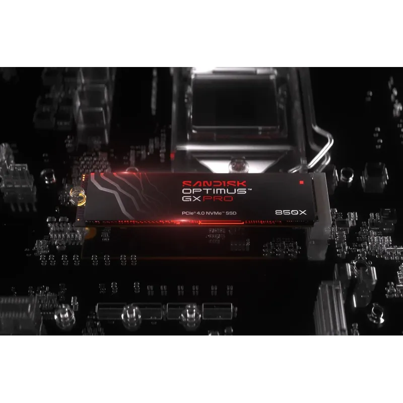 SSD-SANDISK-1200xTBW rating-MTBF 1750000 h-Read speed 7300 MB-s-Write speed 6600 MB-s-NVMe Yes-PCI Express 4.0-M.2-2000
