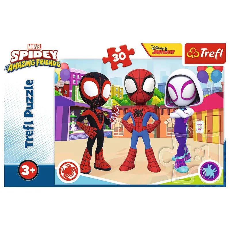 TREFL SPIDER-MAN Puzle Spidey, 30 gab.