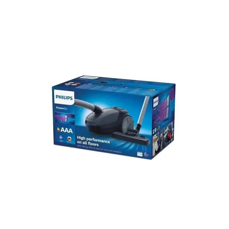 Vacuum Cleaner-PHILIPS-Input power 900 W-Dust capacity 3 L-Cylinder vacuum-Cleaning type Dry-Dust container Dust bag-Colour
