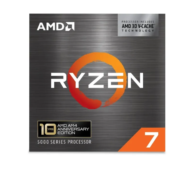 CPU-AMD-AMD RyzenT 7-5800X3D- 3.4 GHz-8xCores-Cache 96 MB-Socket Socket AM4-TDP 105 W-Box-100-100000651POF