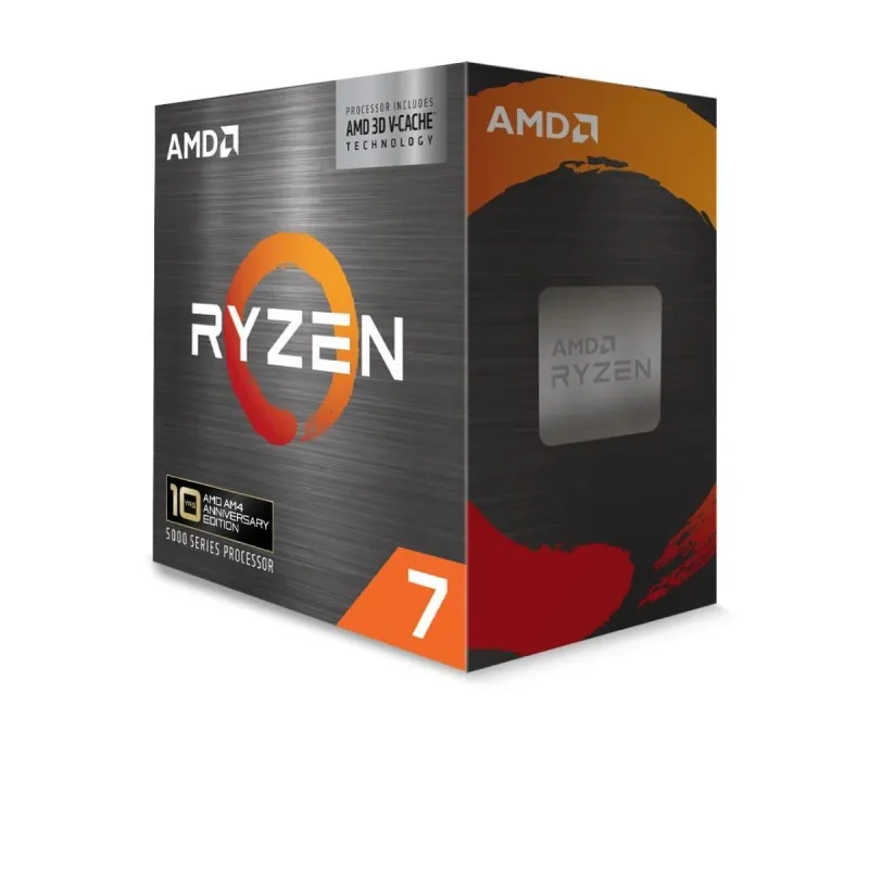 CPU-AMD-AMD RyzenT 7-5800X3D- 3.4 GHz-8xCores-Cache 96 MB-Socket Socket AM4-TDP 105 W-Box-100-100000651POF