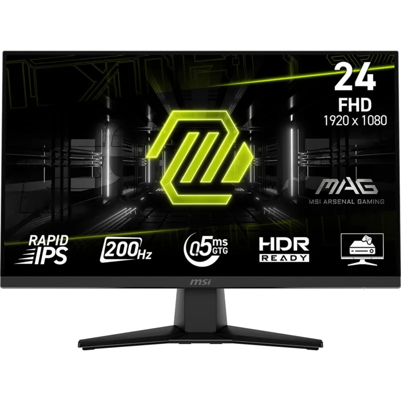 LCD Monitor-MSI-23.8 -1920 x 1080 pixels-Full HD-Native aspect ratio 16:9-LCD-Flat-MAG242F