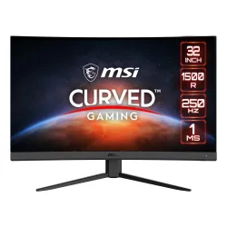 LCD Monitor-MSI-31.5 -1920 x 1080 pixels-Full HD-Native aspect ratio 16:9-Curved-G32C4X
