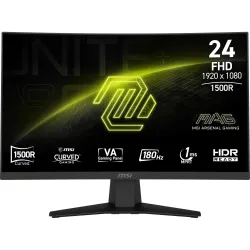 LCD Monitor-MSI-23.6 -1920 x 1080 pixels-Full HD-Native aspect ratio 16:9-LCD-Curved-MAG244C