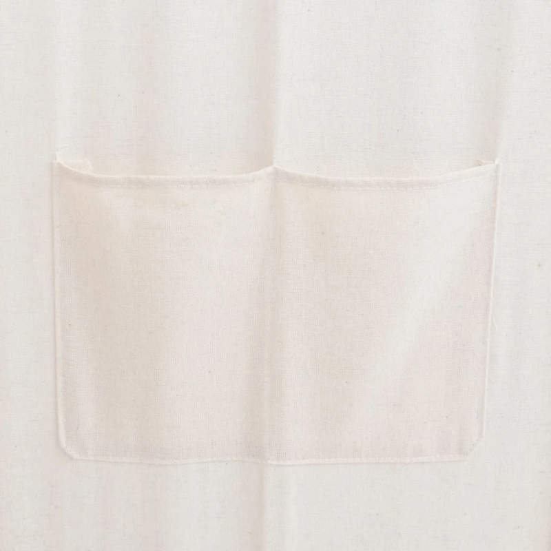 vidaXL 5-paneļu istabas aizslietnis, 200x170x4 cm, krēmkrāsas audums