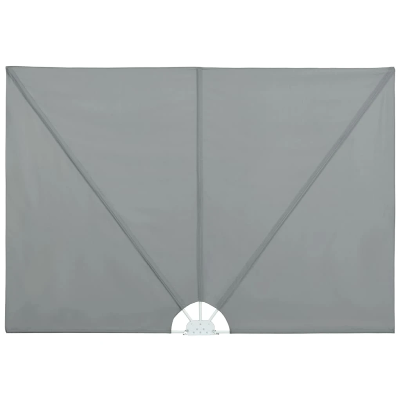 vidaXL saliekama terases sānu markīze, pelēka, 300x150 cm