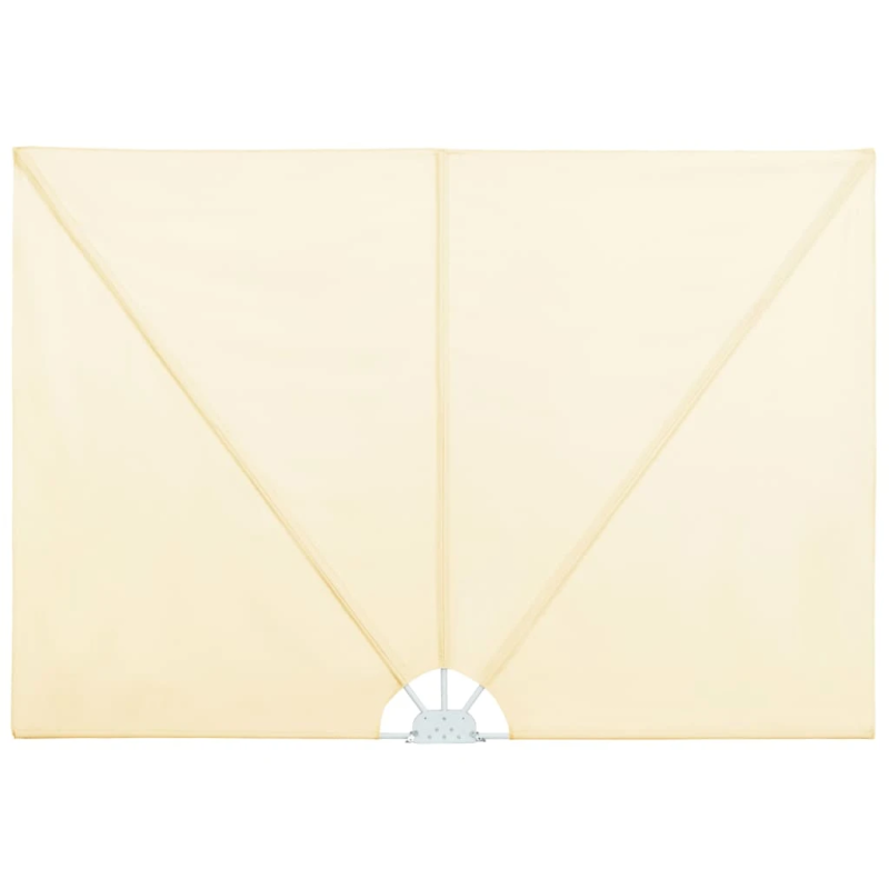 vidaXL saliekama terases sānu markīze, krēmkrāsā, 240x160 cm