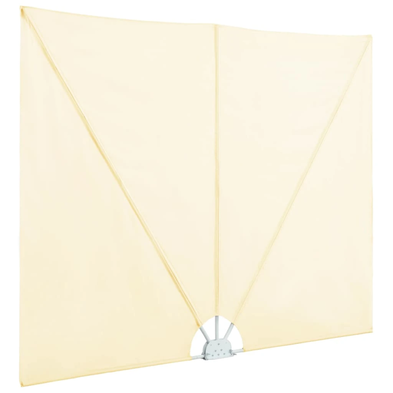 vidaXL saliekama terases sānu markīze, krēmkrāsā, 240x160 cm