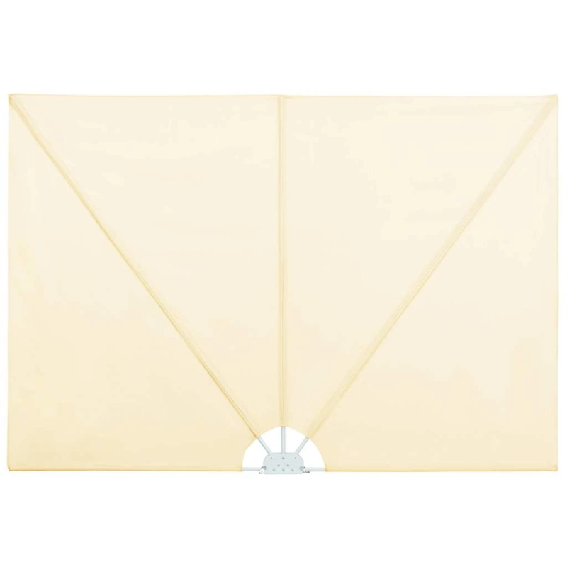 vidaXL saliekama terases sānu markīze, krēmkrāsā, 300x150 cm
