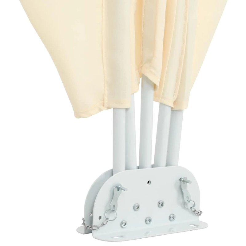 vidaXL saliekama terases sānu markīze, krēmkrāsā, 300x150 cm