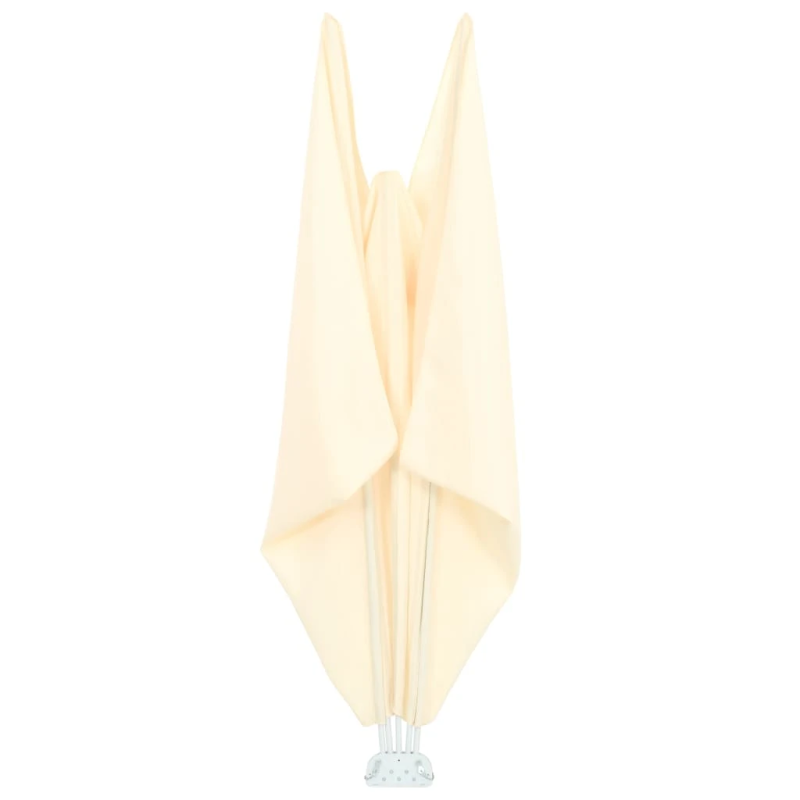 vidaXL saliekama terases sānu markīze, krēmkrāsā, 400x200 cm