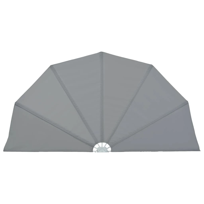 vidaXL saliekama terases sānu markīze, pelēka, 160 cm