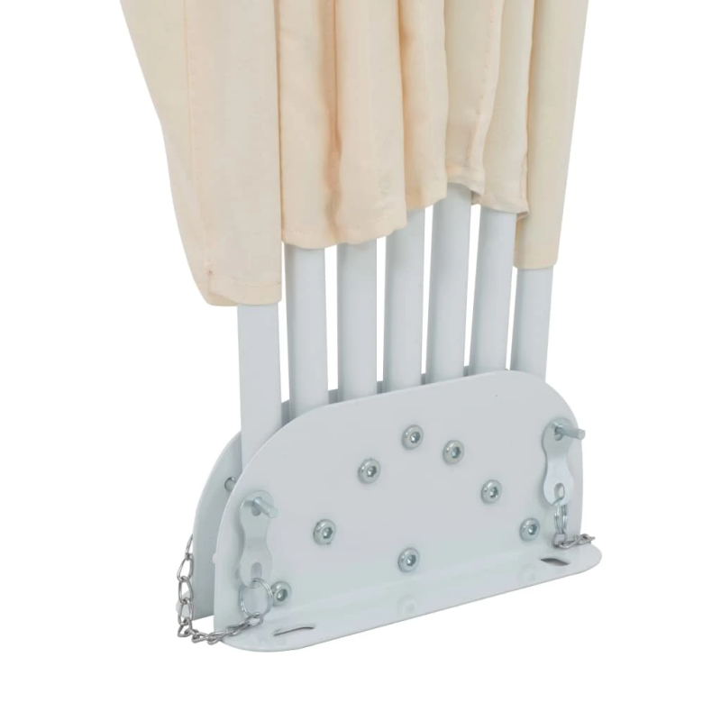vidaXL saliekama terases sānu markīze, krēmkrāsā, 160 cm