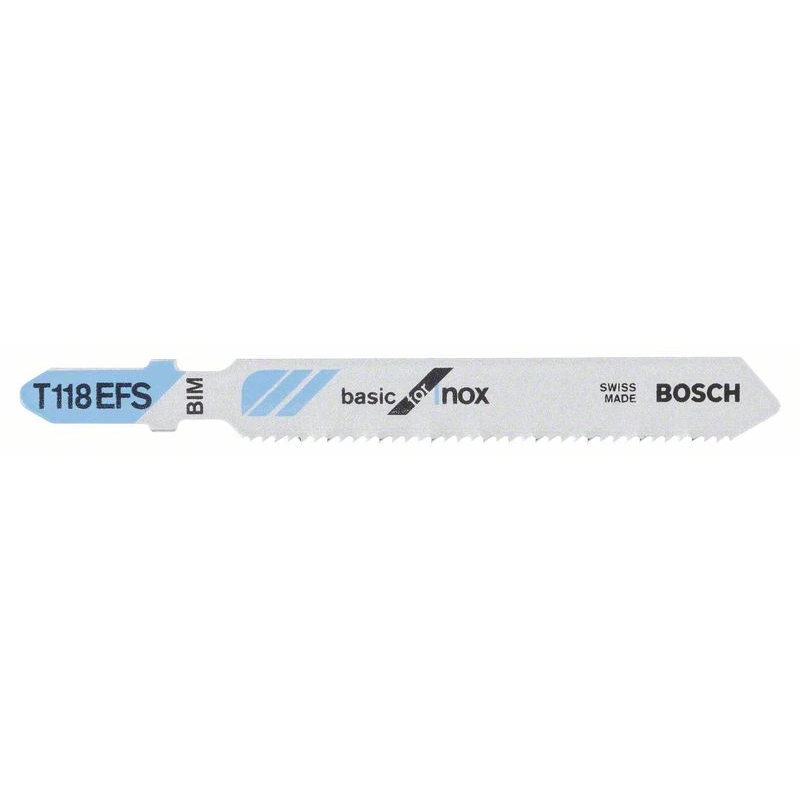 5 figūrzāģa asmeņi T 118 EFS Basic for Inox